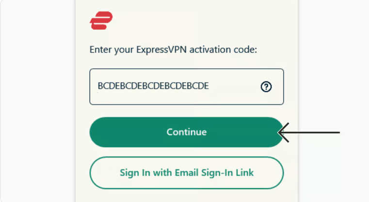 ExpressVPN ログイン2