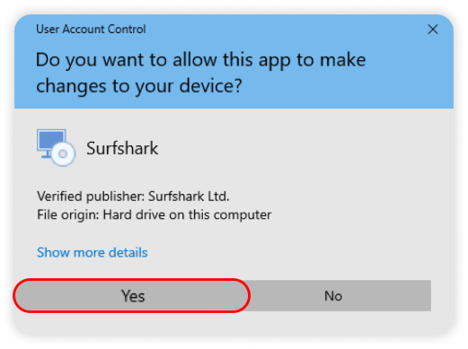 Surfshark ダウンロード2