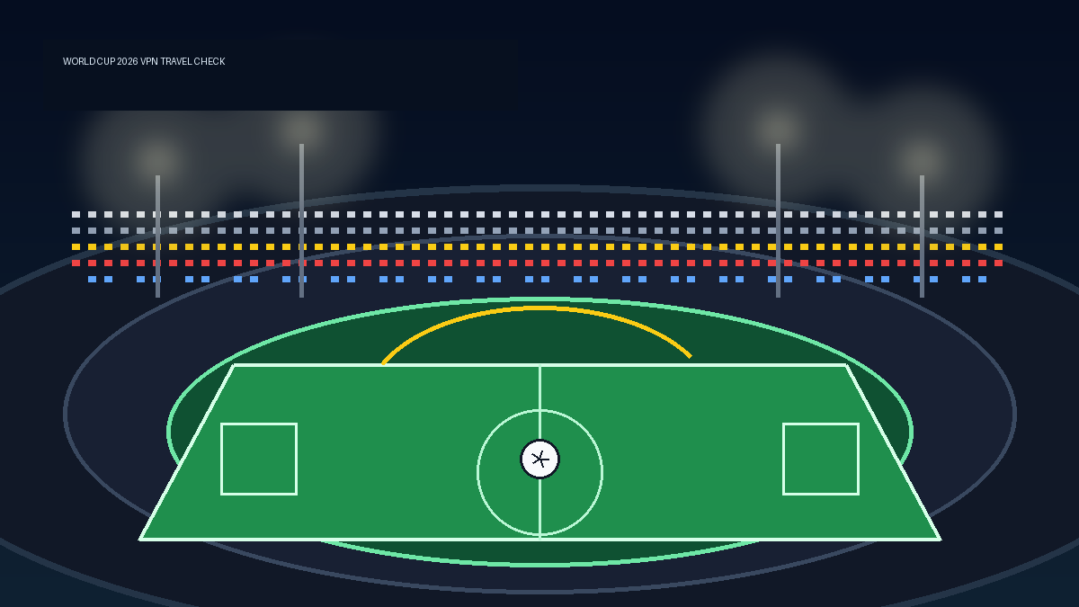 夜のサッカースタジアム